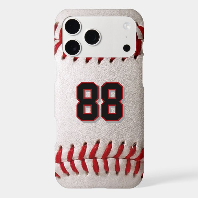 Custom Jersey Number Baseball Player Design (Back)