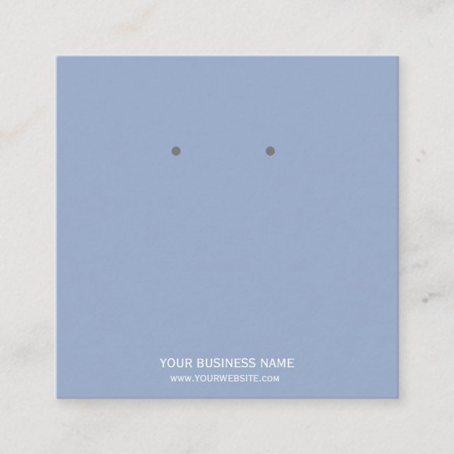 Custom Jewellery Earring Display Cards (Front)