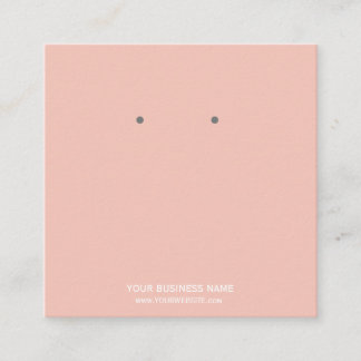 Custom Jewellery Earring Display Cards