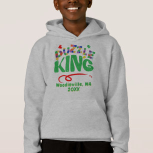 Custom Jigsaw Puzzle King Location Date Name