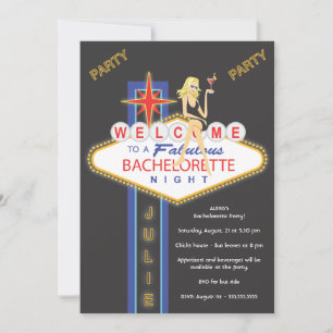 Custom Julie_Girls Night Out Bachelorette Invitation