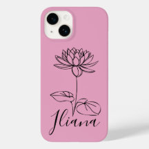 Custom July Water Lily Birth Flower Gift for Birth