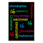 Custom JUMBO GIANT BIG HUGE Birthday Card Any Age