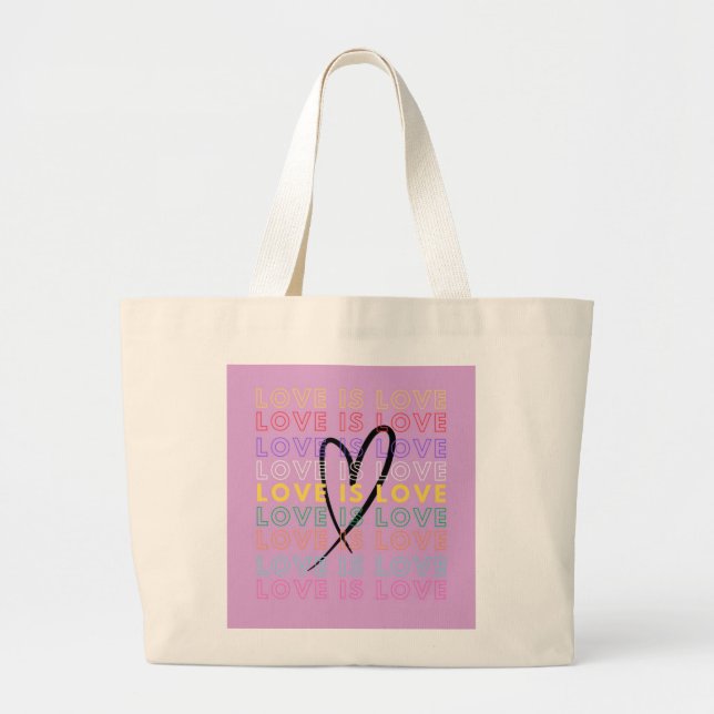 "Custom Jumbo Tote Bag: Stylish and Durable" (Front)