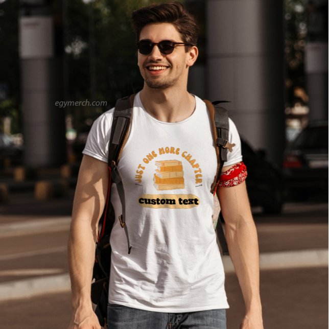custom Just One More Chapter reading book funny  T-Shirt (Creator Uploaded)