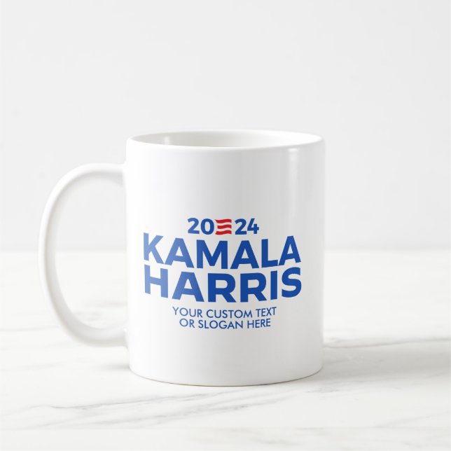 Custom Kamala Harris 2024 Coffee Mug (Left)