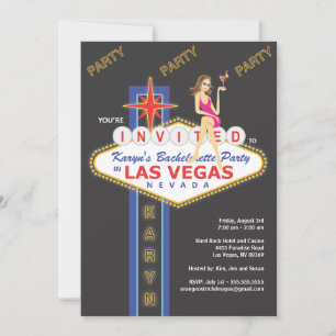 Custom_Karyn    Girls Night Out Bachelorette Invitation