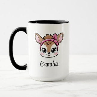 Custom Kawaii Deer Mug