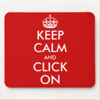 Custom Keep Calm Mousepad | Customisable template