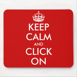Custom Keep Calm Mousepad   Customisable template