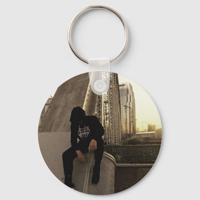 custom keepsake Carson downtown PHOTO | Key Ring (Front)
