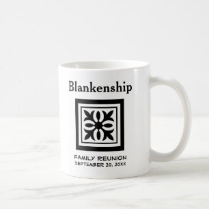 Custom Keepsake Family Reunion Crest Placeholder Coffee Mug
