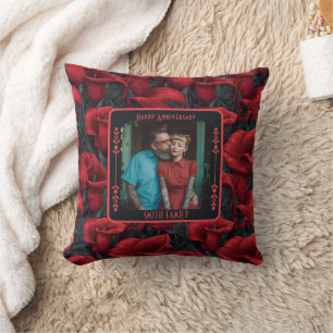 Custom Keepsake Golden Anniversary  Throw Pillow  
