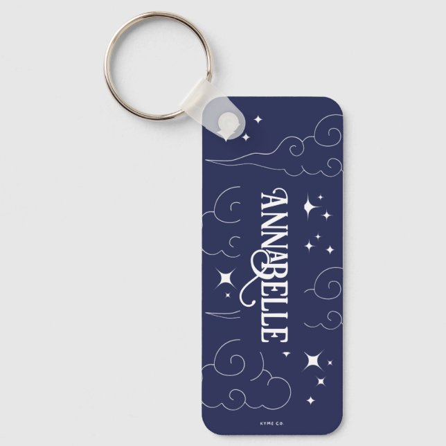 Custom Key Ring - Celestial Minimalist Collection (Front)