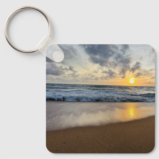 Custom keychain gift for her Add Your Own Photo (Front)