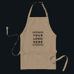 Custom Khaki Handmade Business Logo Text Standard Apron<br><div class="desc">Create your own custom Khaki Handmade your Business Logo and personalised Text Adult Apron,  just add your own logo,  image and texts. Perfect for employee,  cafe shop,  stores,  small business,  an unique and useful gift for your family,  mum,  dad,  grandparents or friends,  scrapbooking,  decorations or business stationery.</div>