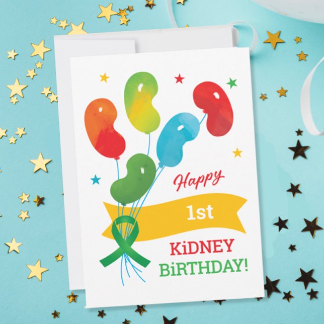 Custom Kidney Transplant Birthday Card (Creator Uploaded)
