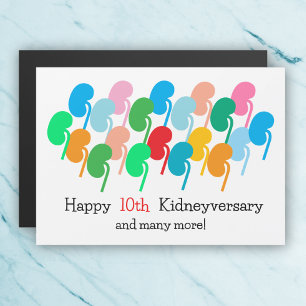 Custom Kidneyversary And Many More Magnetic Card