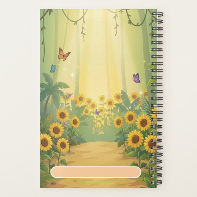 Custom Kids Activity & Lesson Planner (Back)