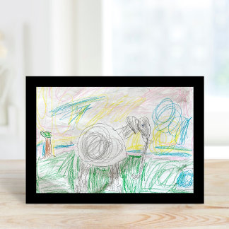 Custom Kids' Art Print Card