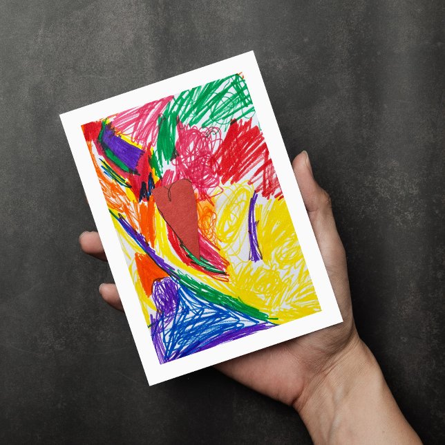 Custom Kids' Art Print Card (Creator Uploaded)