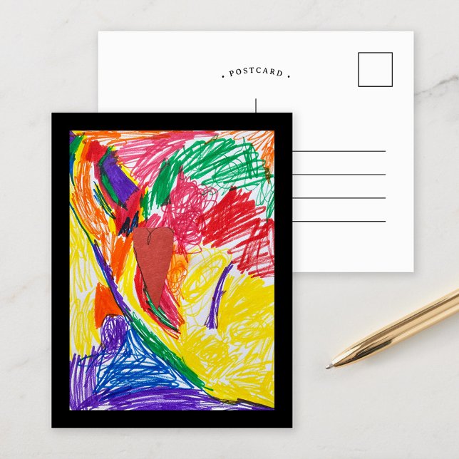Custom Kids' Art Print Postcard (Creator Uploaded)