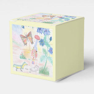Custom Kids Artwork, Nutcracker toy, butterfly, Favour Box