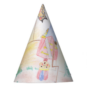 Custom Kids Artwork, Nutcracker toy, butterfly,  Party Hat
