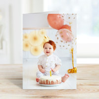 Custom Kids Birthday Photo Thank You