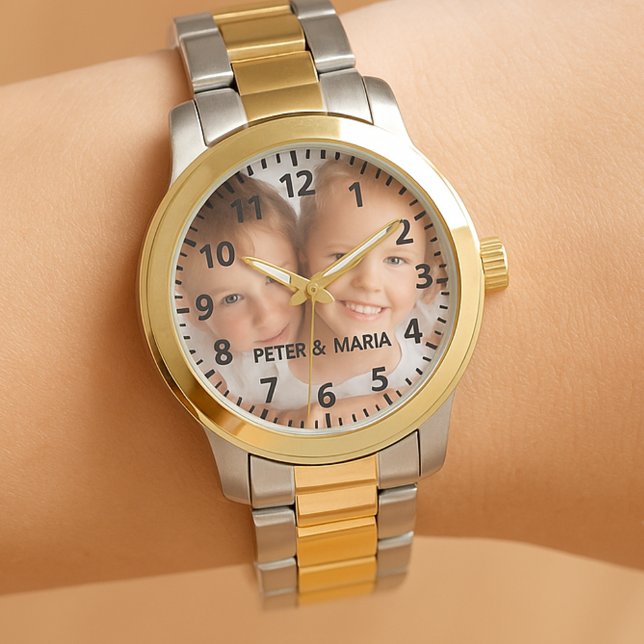 Custom kids children photo names year mum watch (Creator Uploaded)