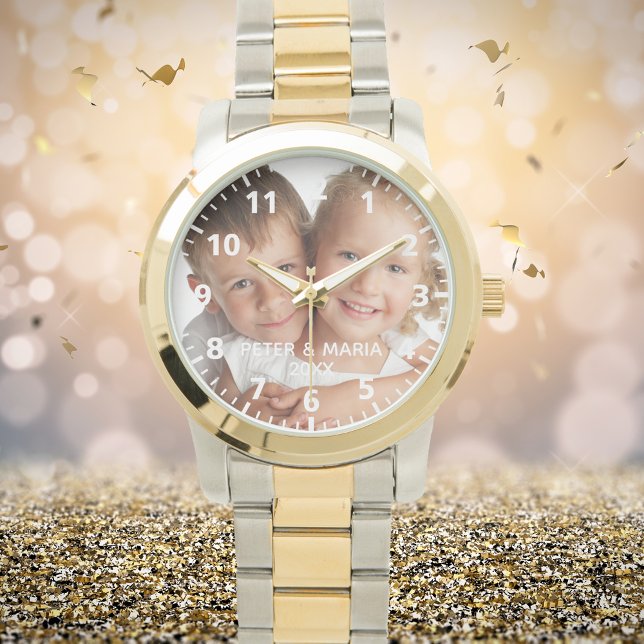 Custom kids children photo names year mum watch (Creator Uploaded)