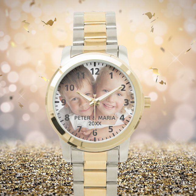 Custom kids children photo names year mum watch (Creator Uploaded)