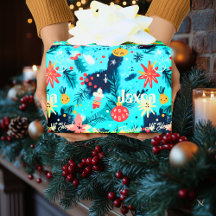 Custom Kids Christmas with Snowflakes & Oranments