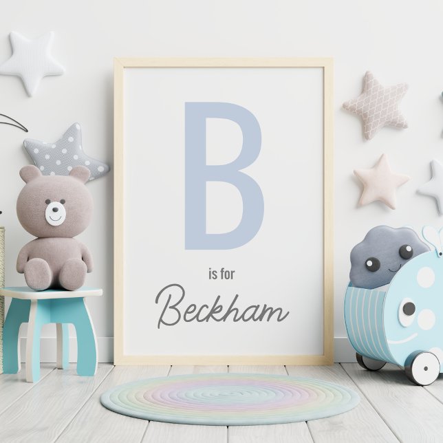 Custom Kids Initial and Name Print (Creator Uploaded)