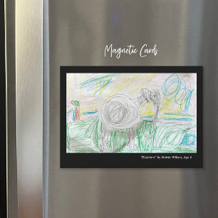 Custom Kids' Magnetic Art Cards
