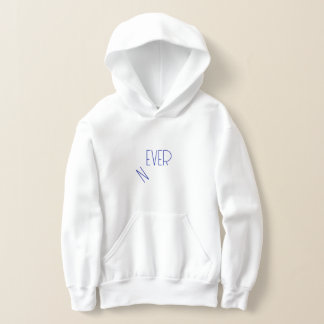 Custom Kids Minimalist Typography Hoodie