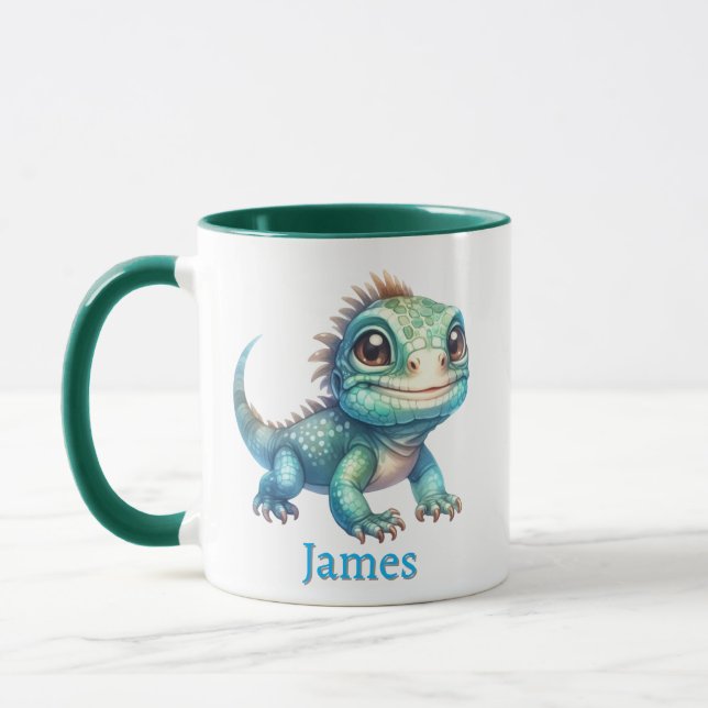Custom kid's mug with animal design (Left)