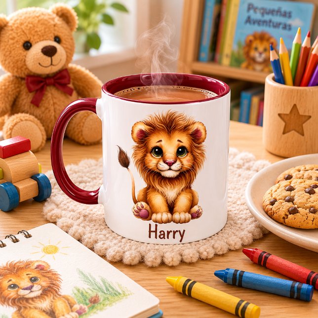 Custom kid's mug with animal design (Creator Uploaded)