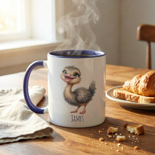 Custom kid's mug with animal design