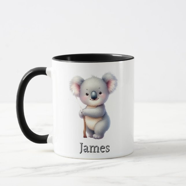 Custom kid's mug with animal design (Left)