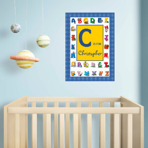 Custom Kids Name / Alphabet Poster