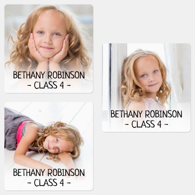 Custom Kids Name & School Class (Group)