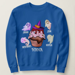 Custom Kid's Names Halloween Gouls Goblins Grandma Sweatshirt