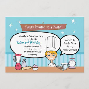 Custom Kids Party Invitation with Unique Artwork