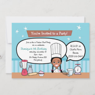 Custom Kids Party Invitation with Unique Artwork