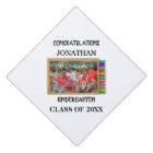 Custom kindergarten graduate chalkboard photo