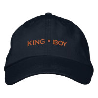 Custom KING BOY Printed Classic Charm Style Navy