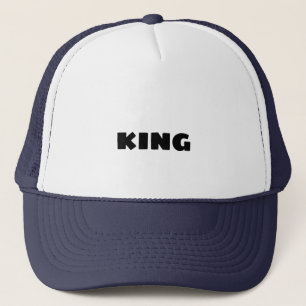 Custom King text name Caps Hats Cool Trucker