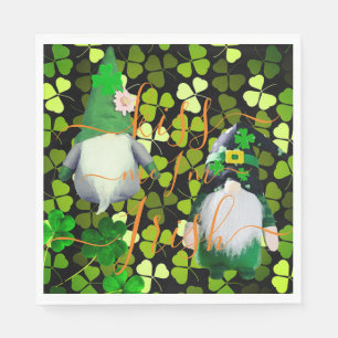 Custom KISS ME I'M IRISH St Patrick Day Decoration Napkin