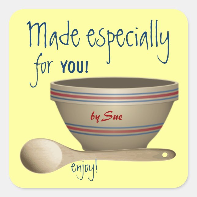 Custom Kitchen Gift Stickers (Front)